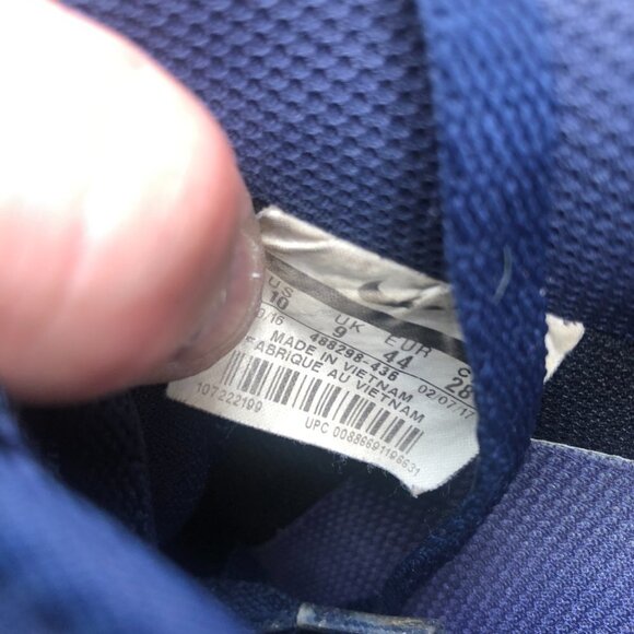 2016 Nike Air Force 1 Midnight Navy/White Size 10 - Picture 4 of 12